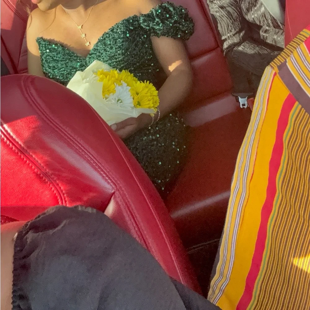 Gorgeous green dress by Abby Lee - Picture 7 of 8